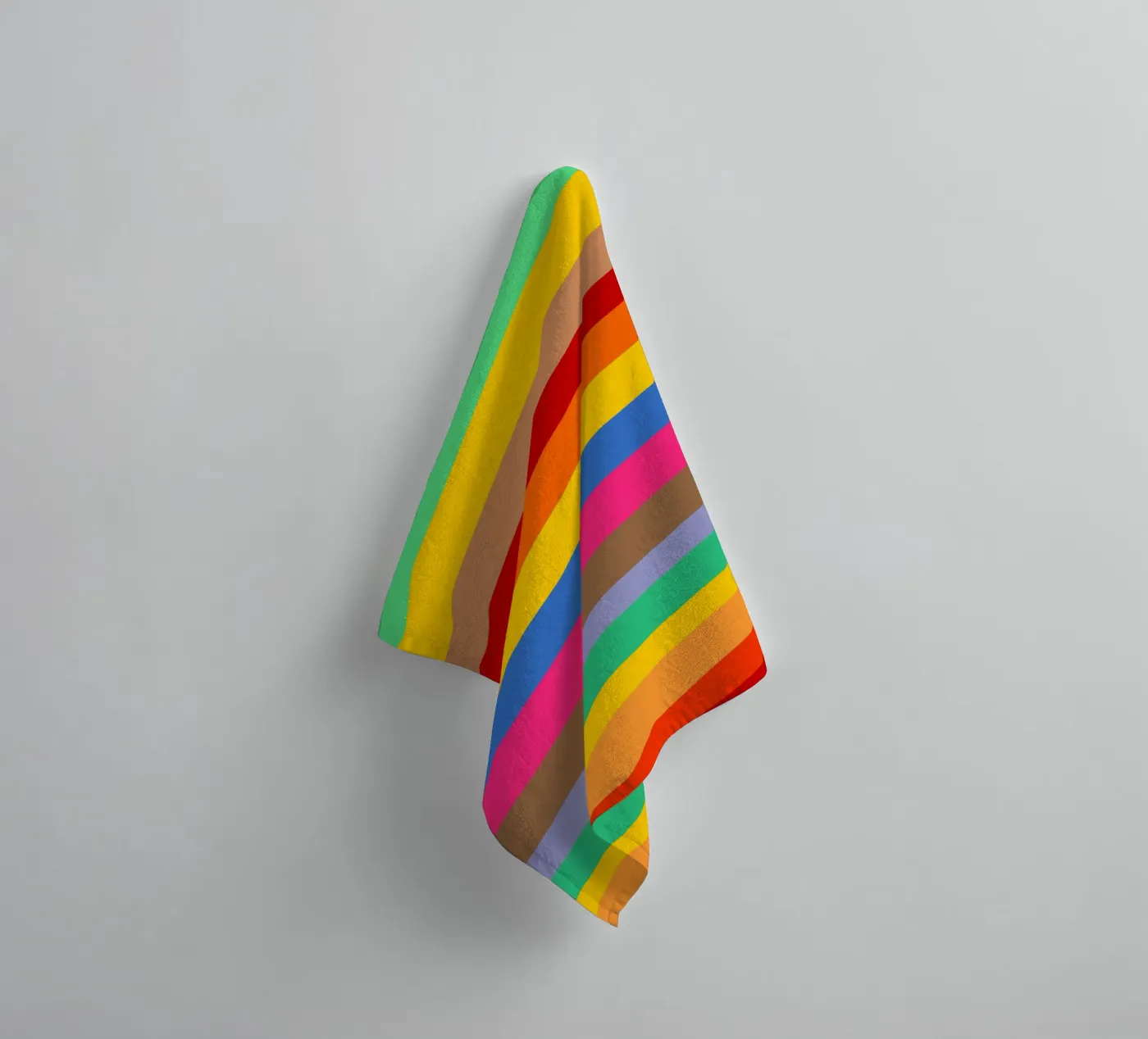 Retro slides pattern towel by baobabprintstore