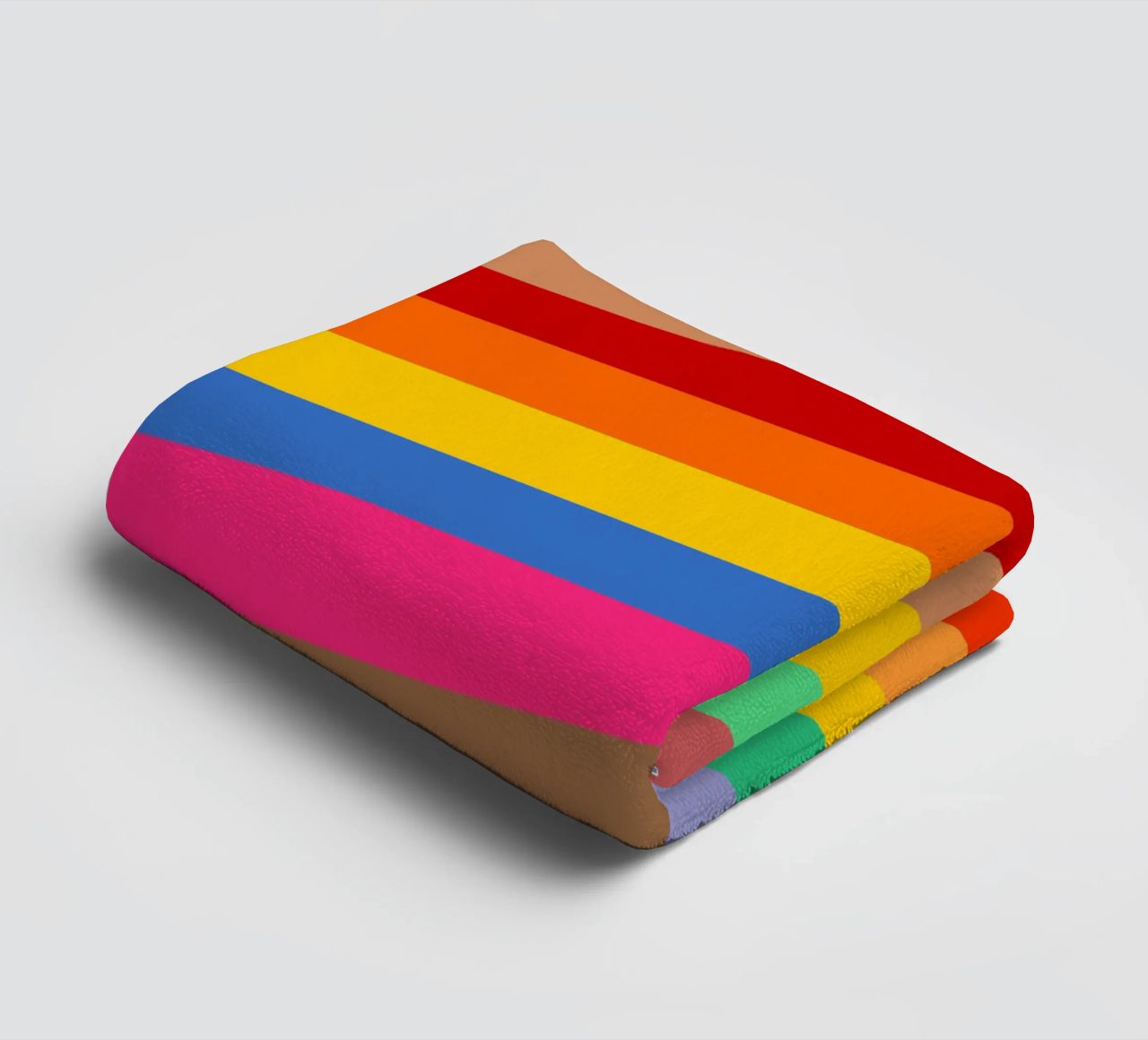 Retro slides pattern towel by baobabprintstore
