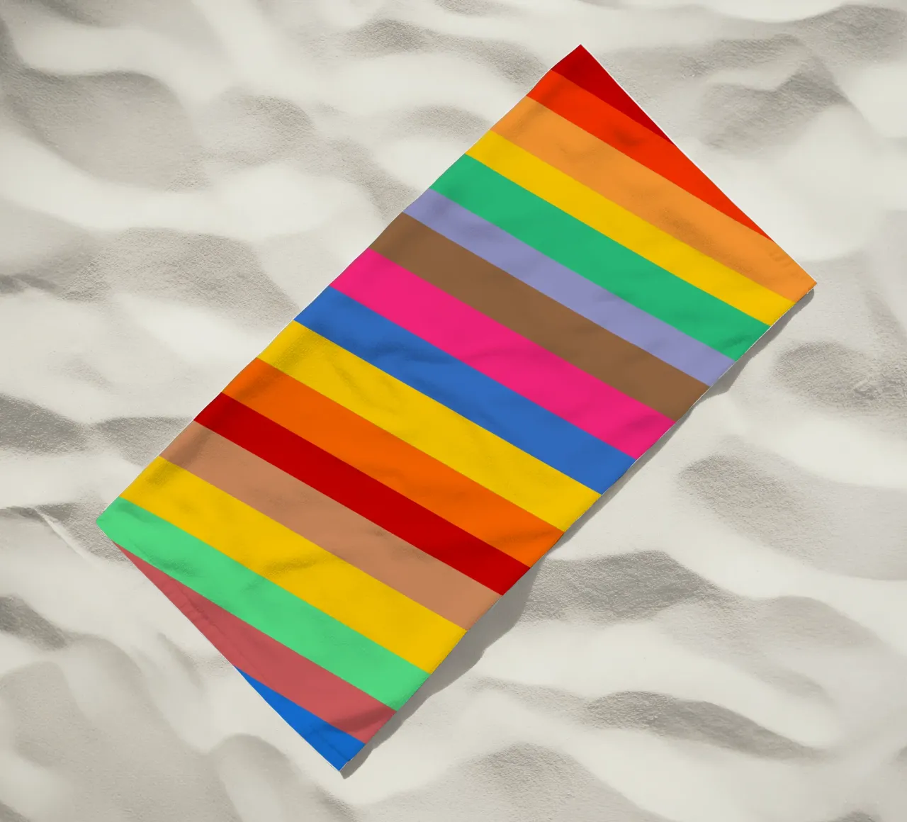 Retro slides pattern telo mare da baobabprintstore