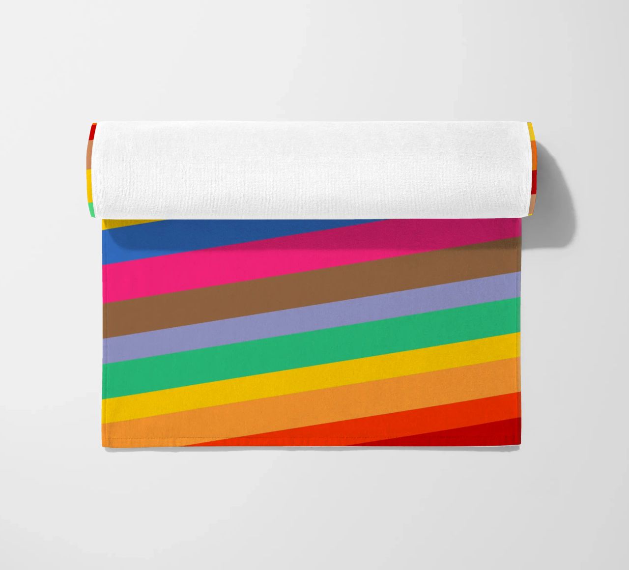 Retro slides pattern beach towel by baobabprintstore