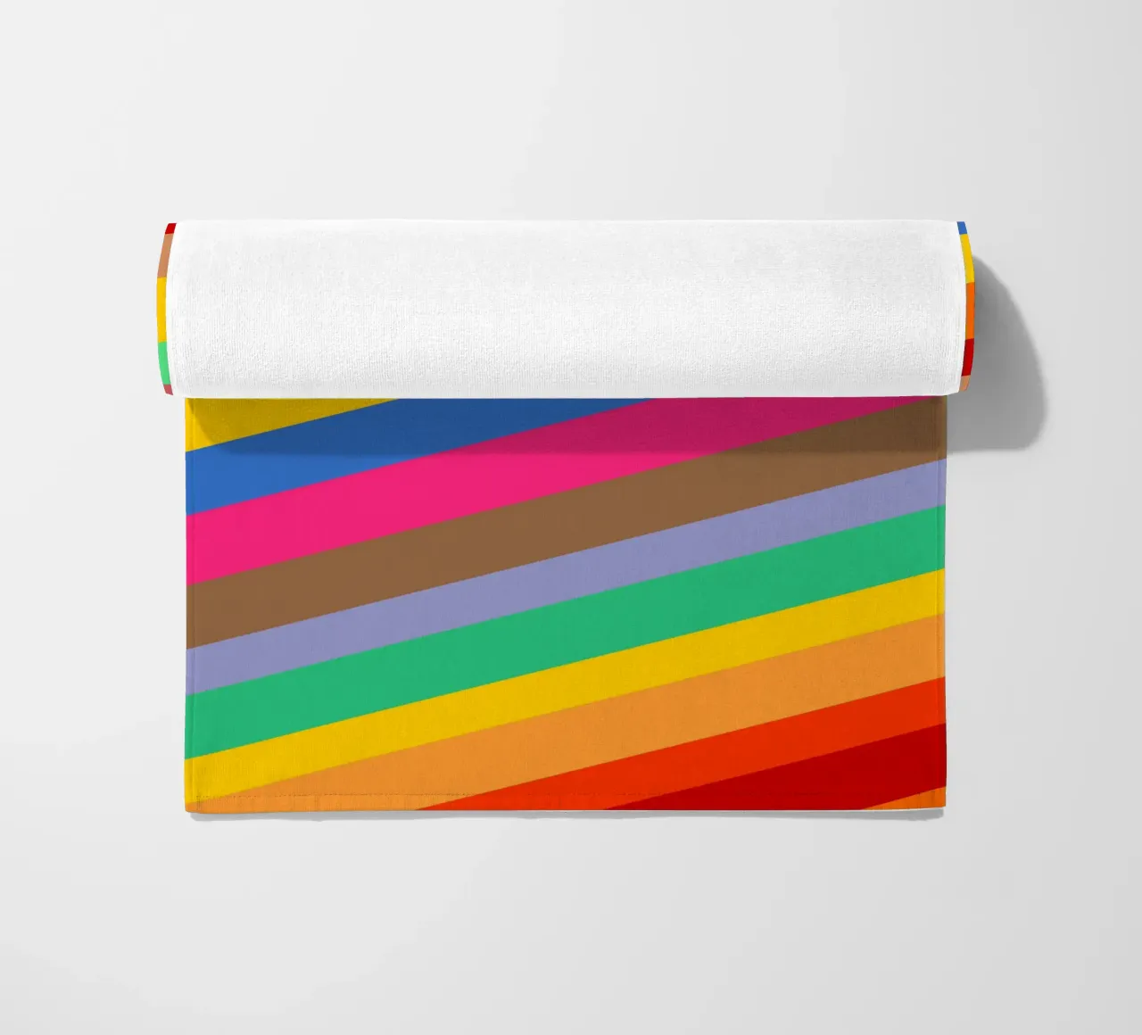 Retro slides pattern Strandtuch von baobabprintstore