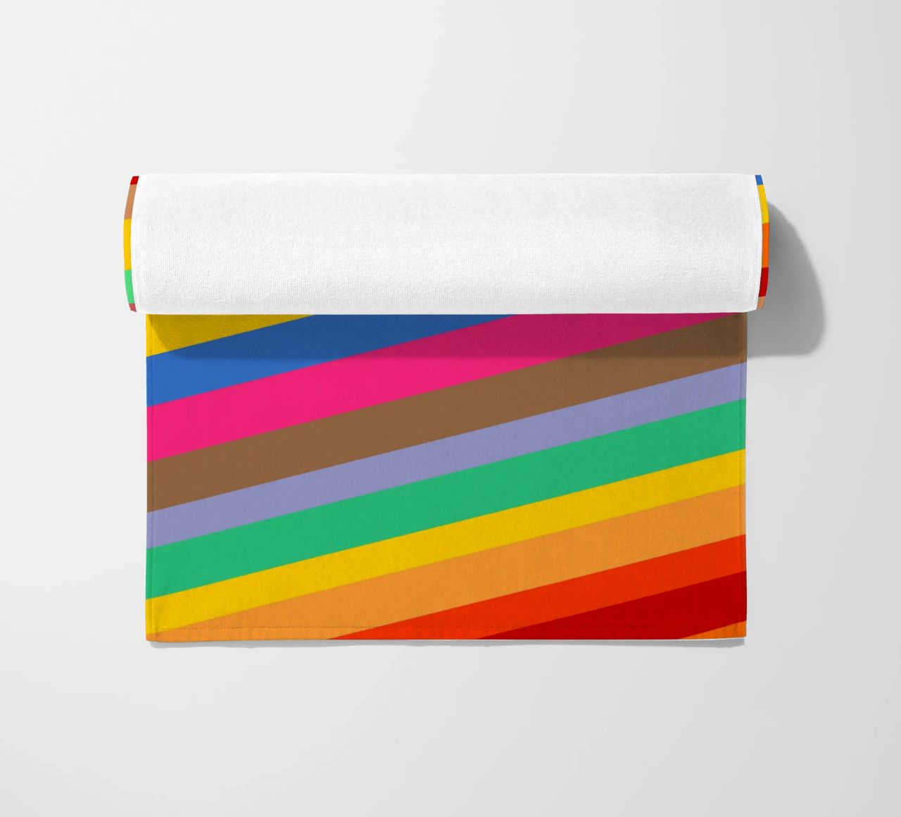 Retro slides pattern beach towel by baobabprintstore