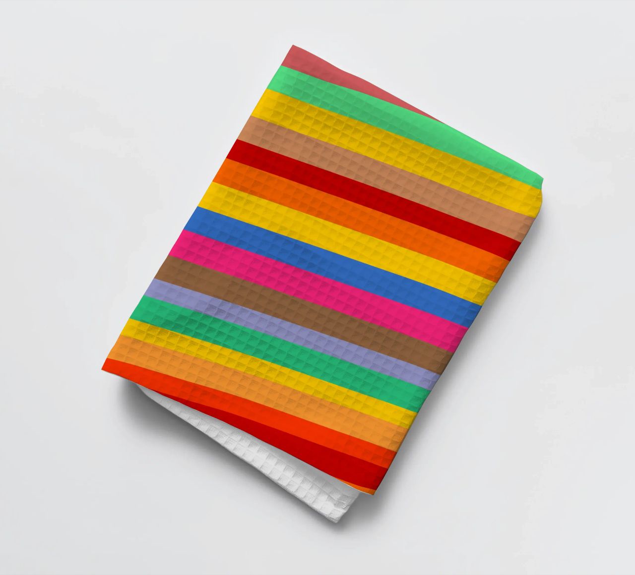 Retro slides pattern tea towel by baobabprintstore