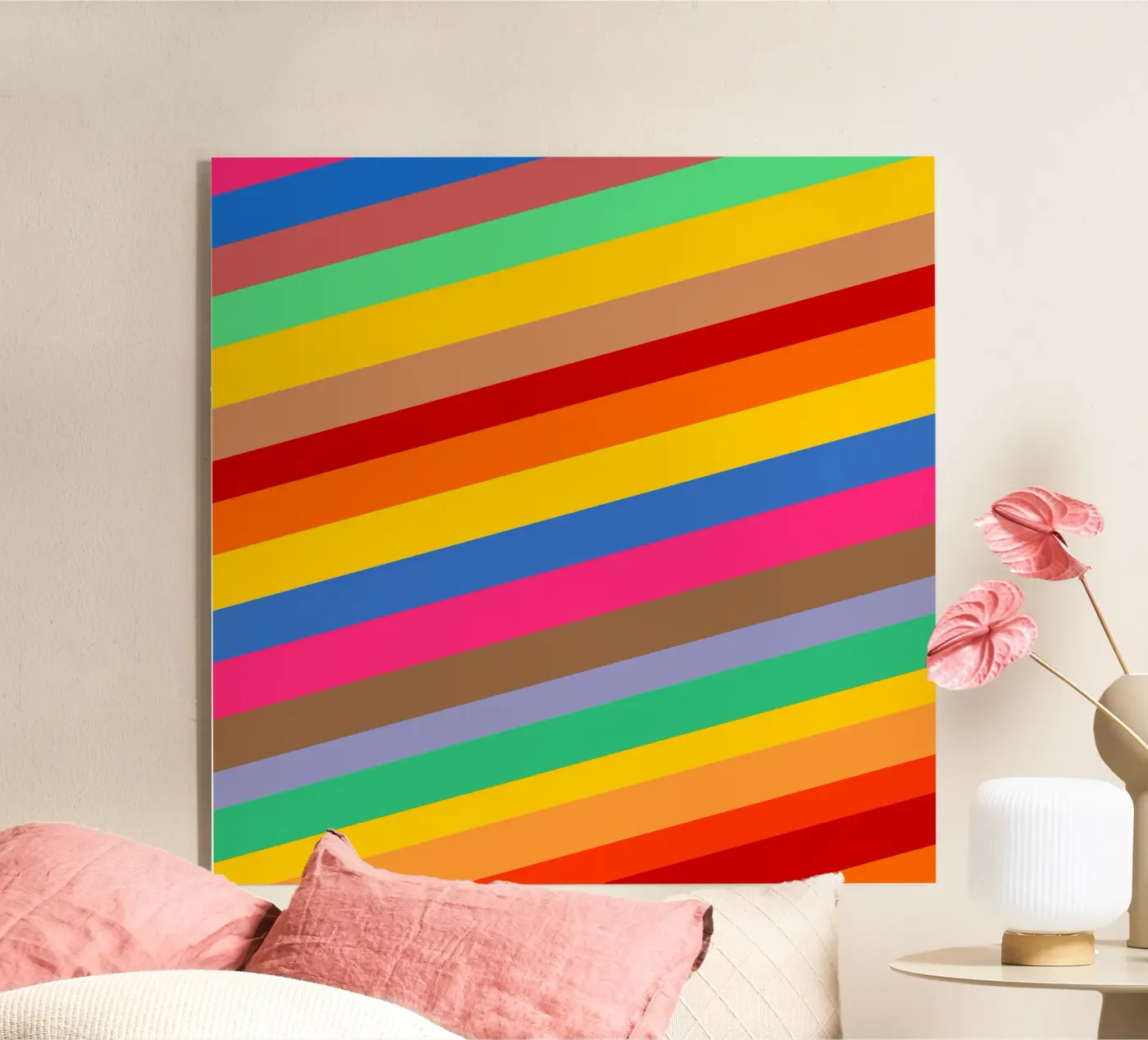 Retro slides pattern acrylic glass by baobabprintstore