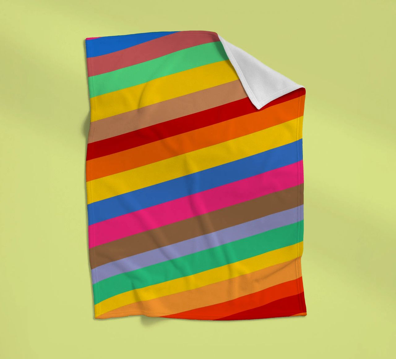 Retro slides pattern fleece blanket by baobabprintstore