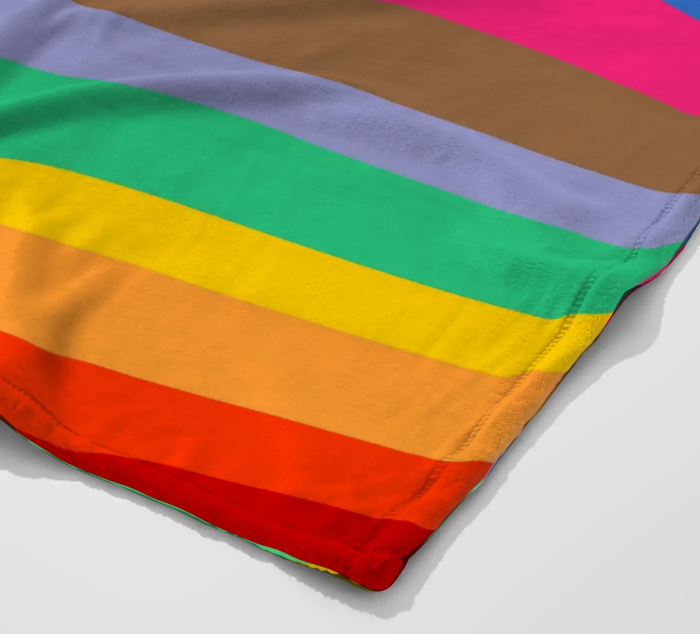 Retro slides pattern Fleecedecke von baobabprintstore