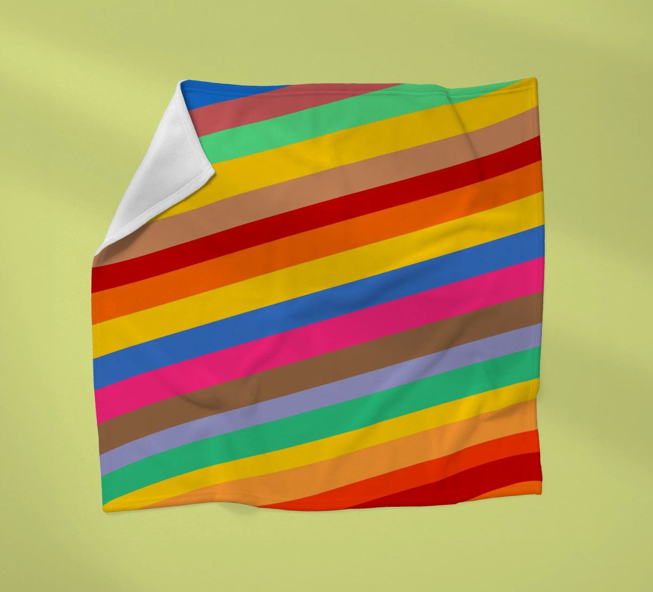 Retro slides pattern fleece blanket by baobabprintstore