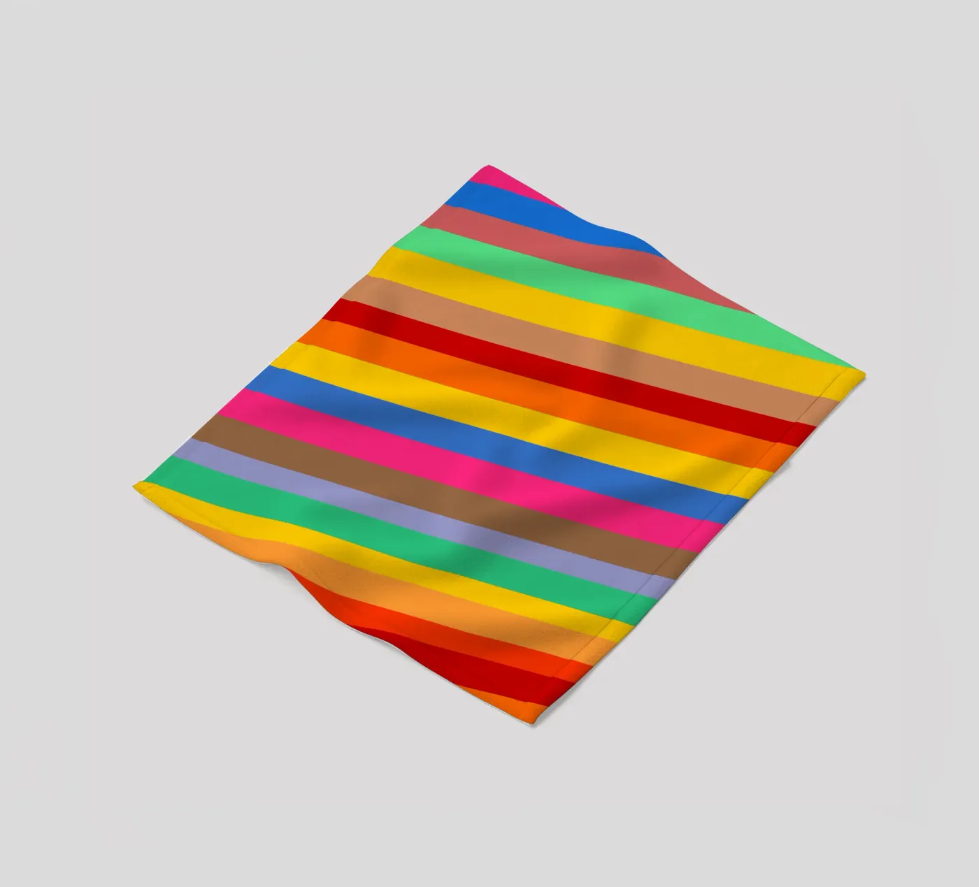 Retro slides pattern Fleecedecke von baobabprintstore