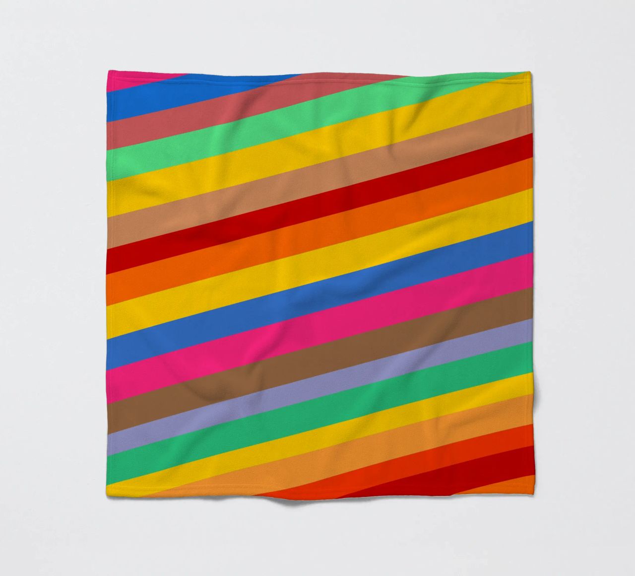 Retro slides pattern fleece blanket by baobabprintstore