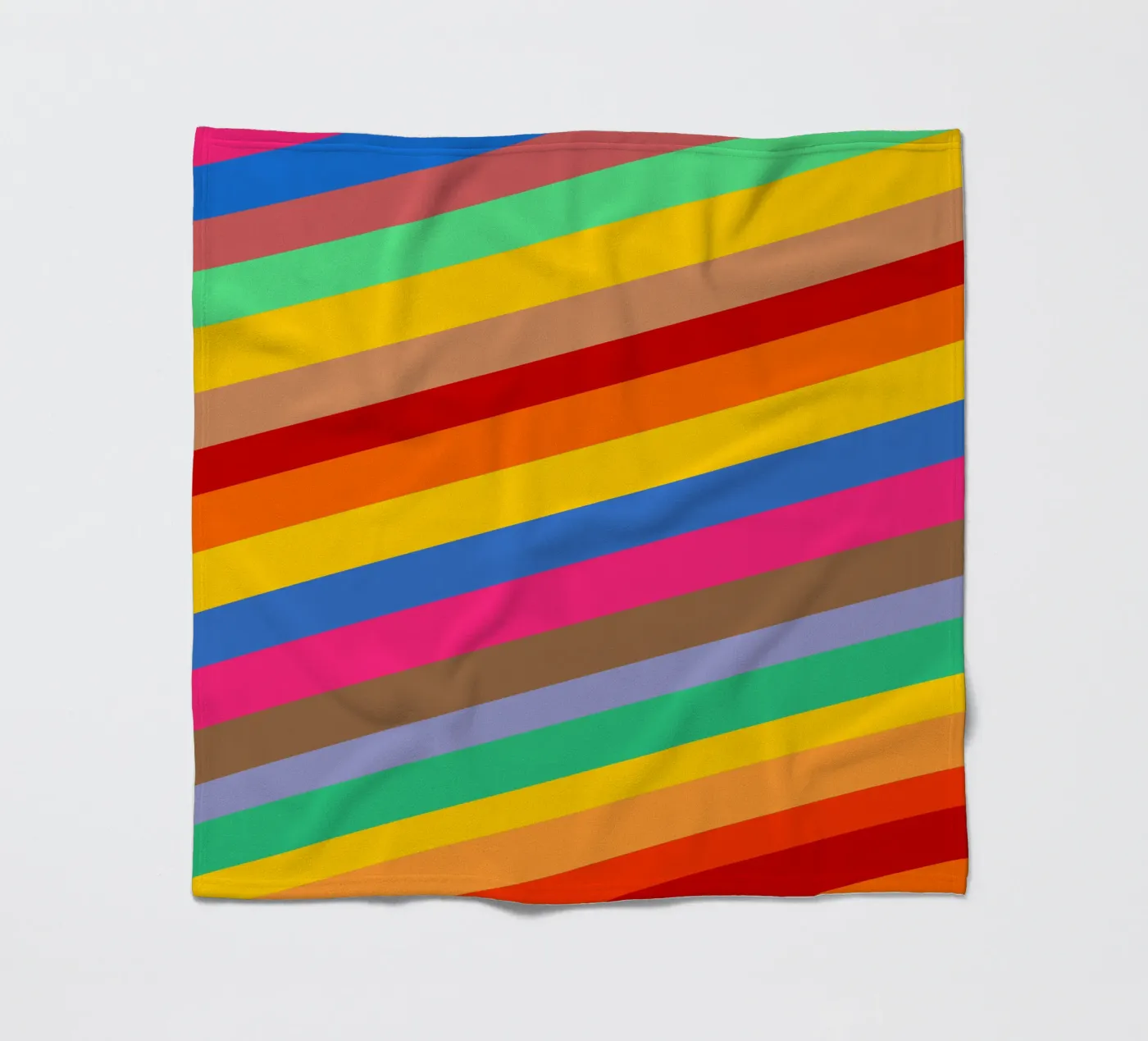 Retro slides pattern Fleecedecke von baobabprintstore