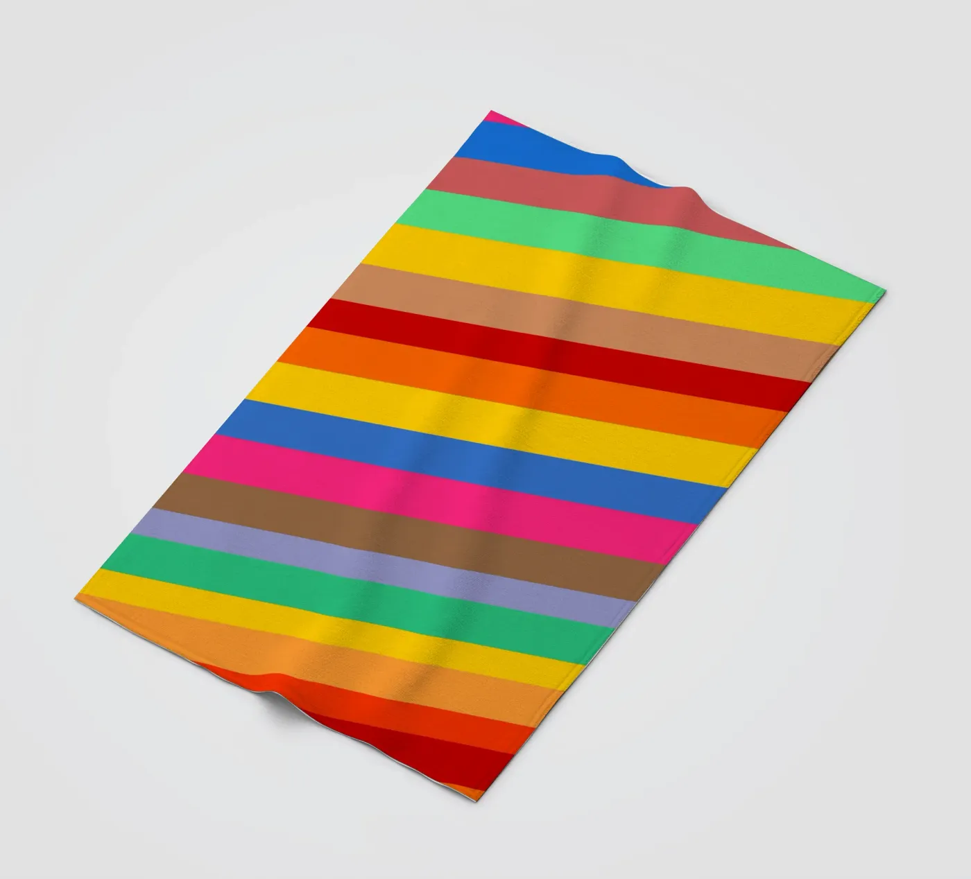 Retro slides pattern Fleecedecke von baobabprintstore