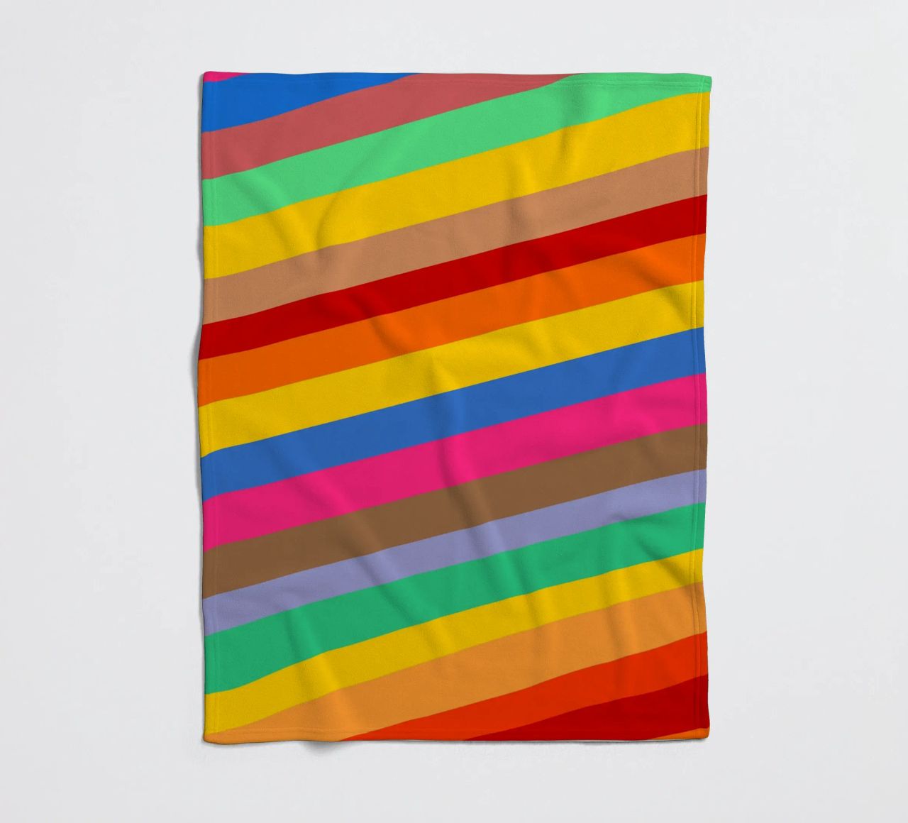 Retro slides pattern fleece blanket by baobabprintstore
