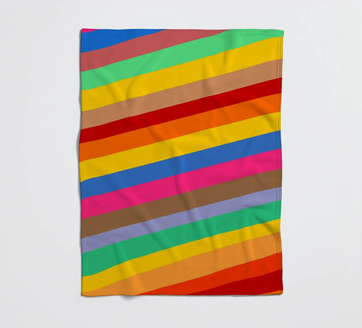 Retro slides pattern Fleecedecke von baobabprintstore