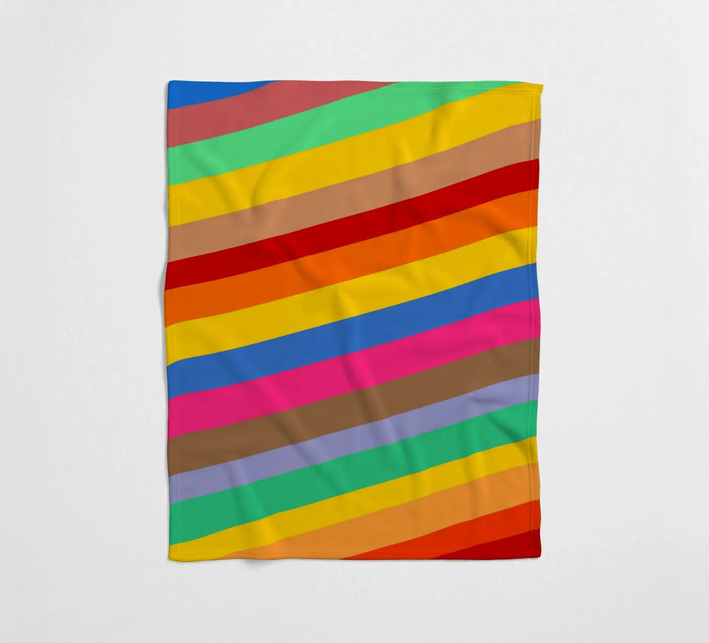 Retro slides pattern Fleecedecke von baobabprintstore