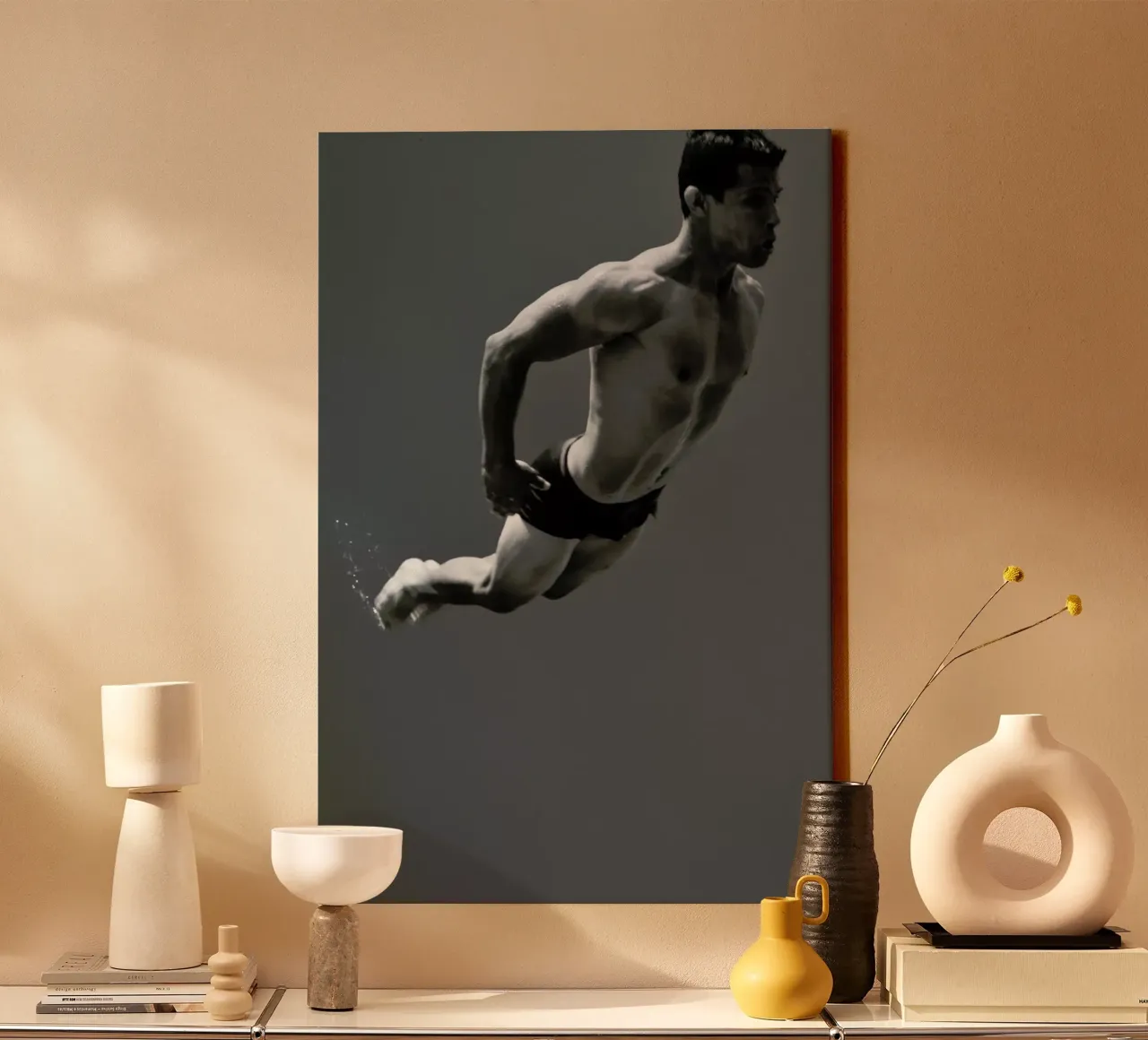 Cuban Athlete 3 -  Francisco Ross tela con Cornice a cassetta da Pictufy