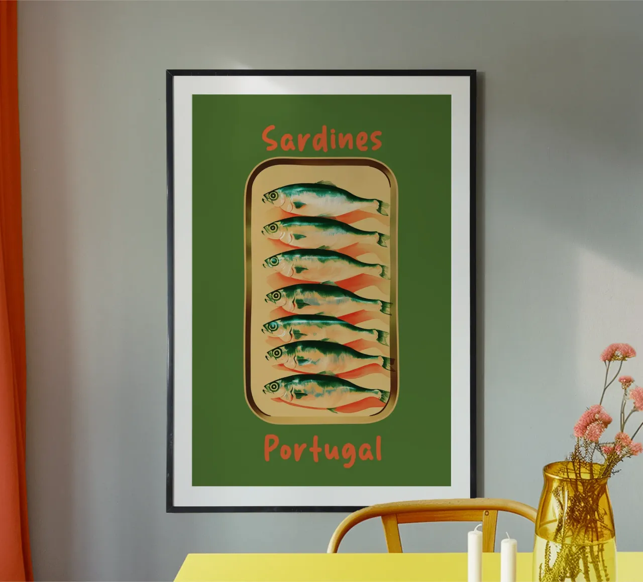 Sardine portoghesi carta hahnemühle da Carinaprint