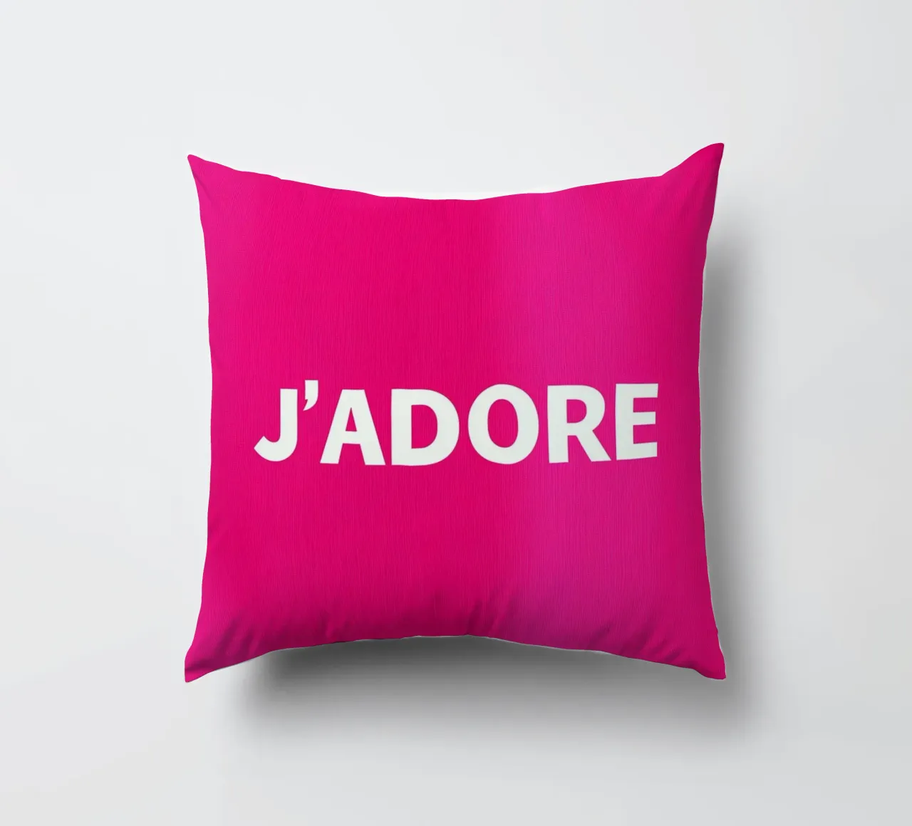 Amo in rosa cuscino da Carinaprint