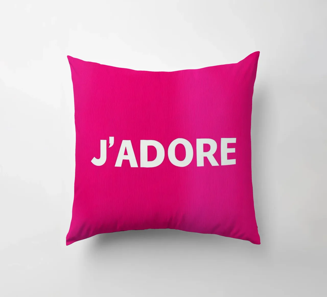 Amo in rosa cuscino da Carinaprint