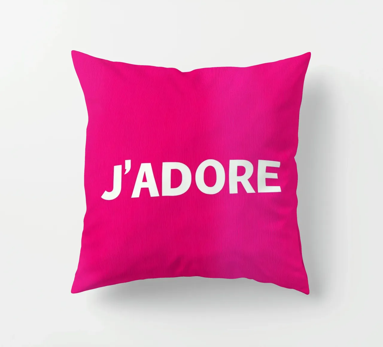 Amo in rosa cuscino da Carinaprint