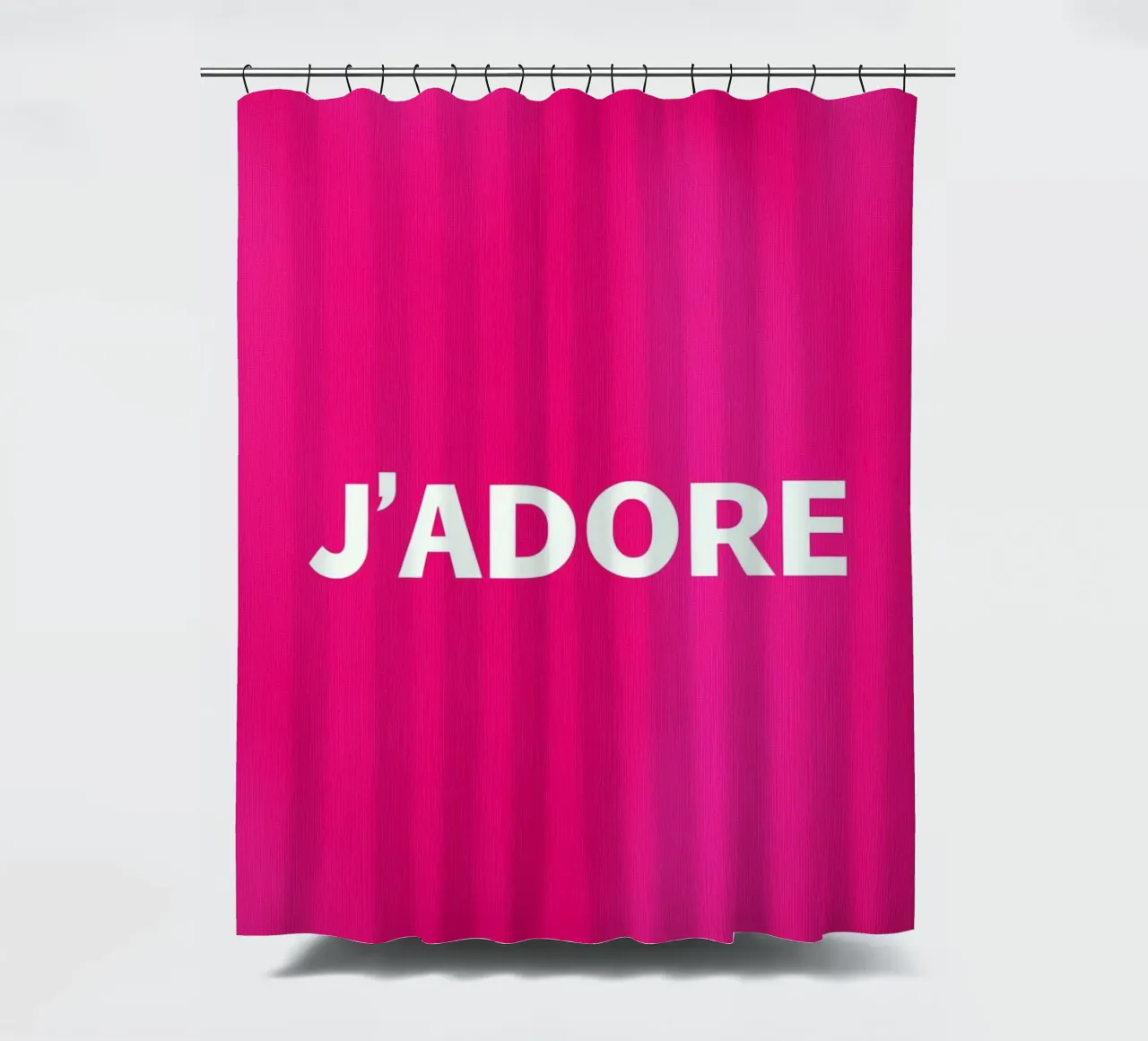 Amo in rosa tenda da doccia da Carinaprint