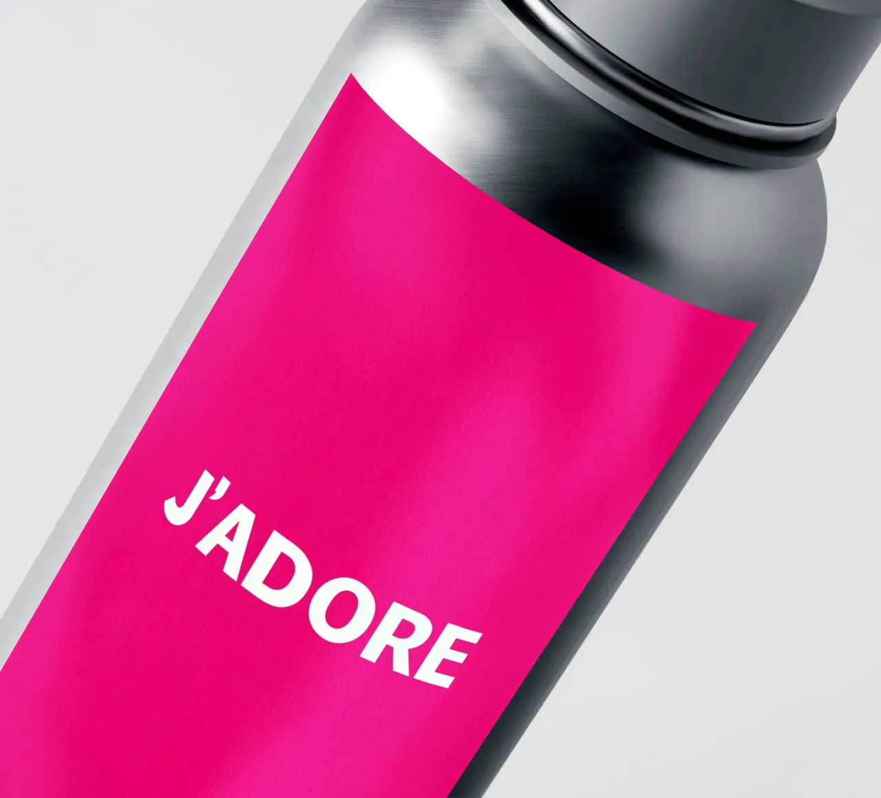 I love in pink sticker by Carinaprint