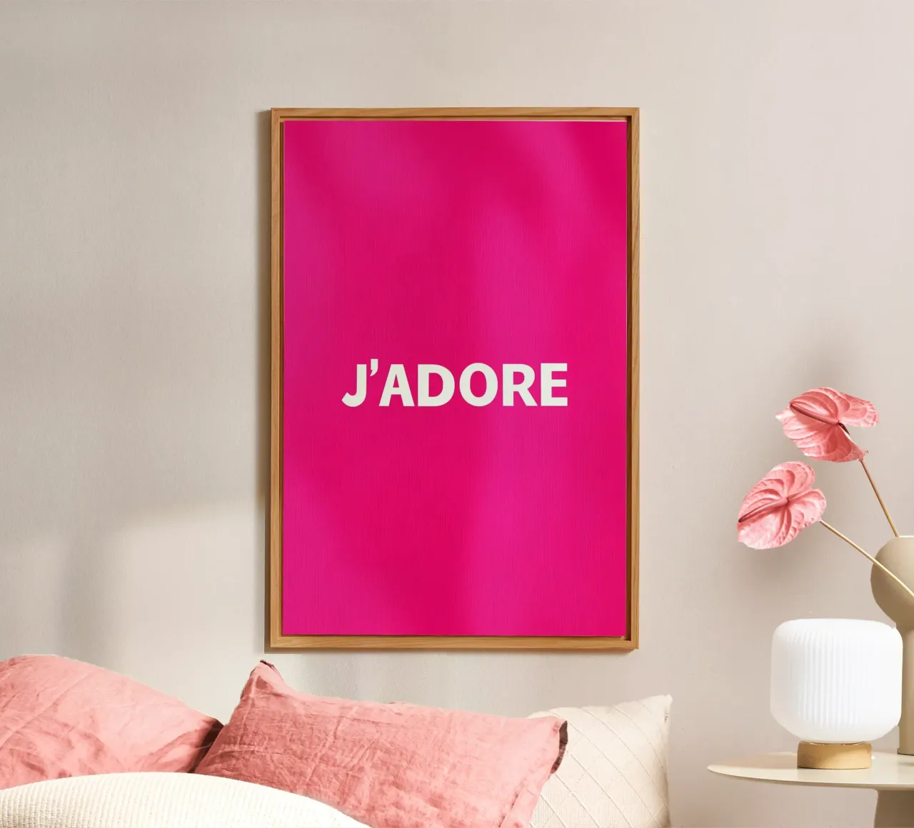 I love in pink forex plate by Carinaprint