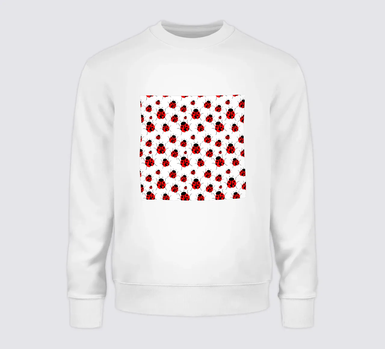 Ladybugs pattern felpa da baobabprintstore