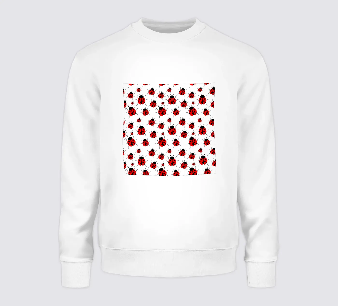 Ladybugs pattern felpa da baobabprintstore