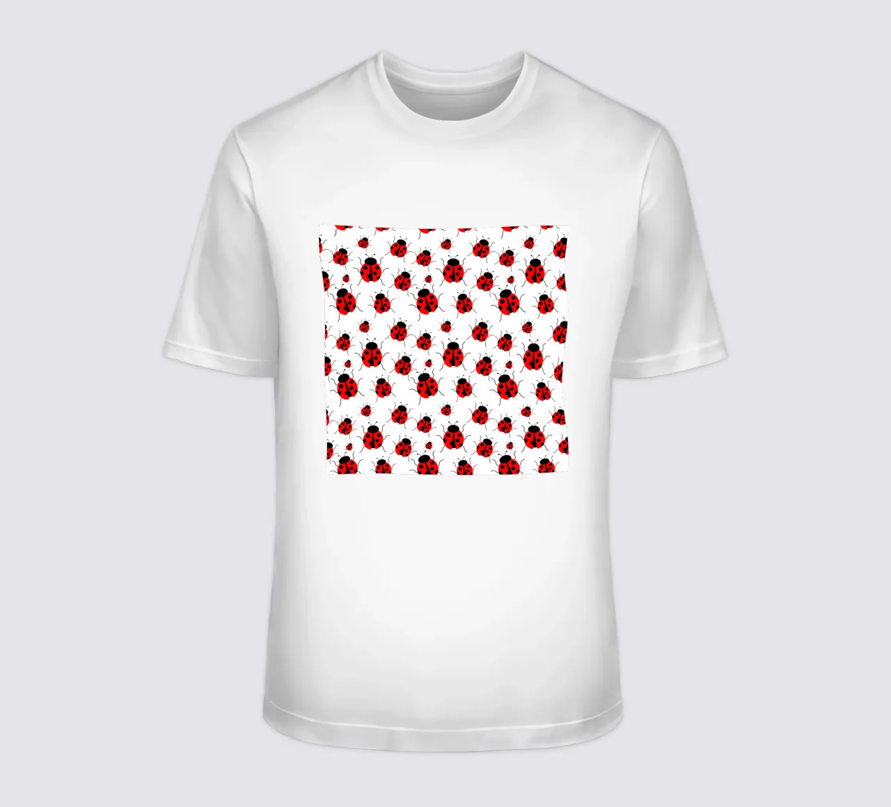 Ladybugs pattern t-shirt da baobabprintstore