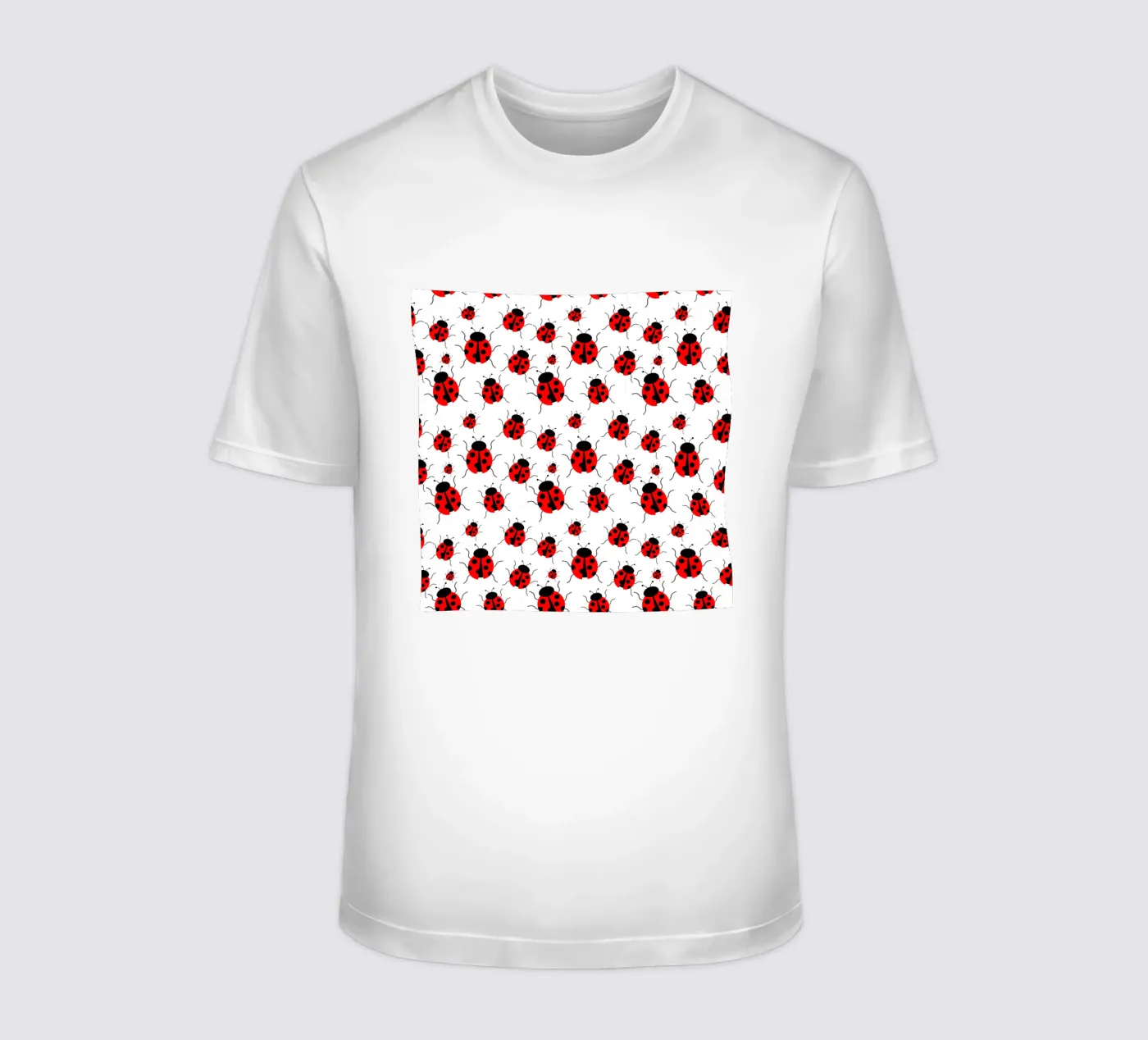 Ladybugs pattern t-shirt da baobabprintstore