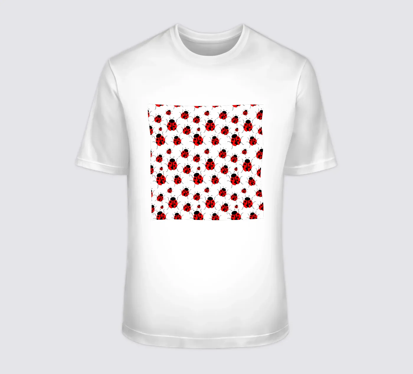 Ladybugs pattern t-shirt da baobabprintstore