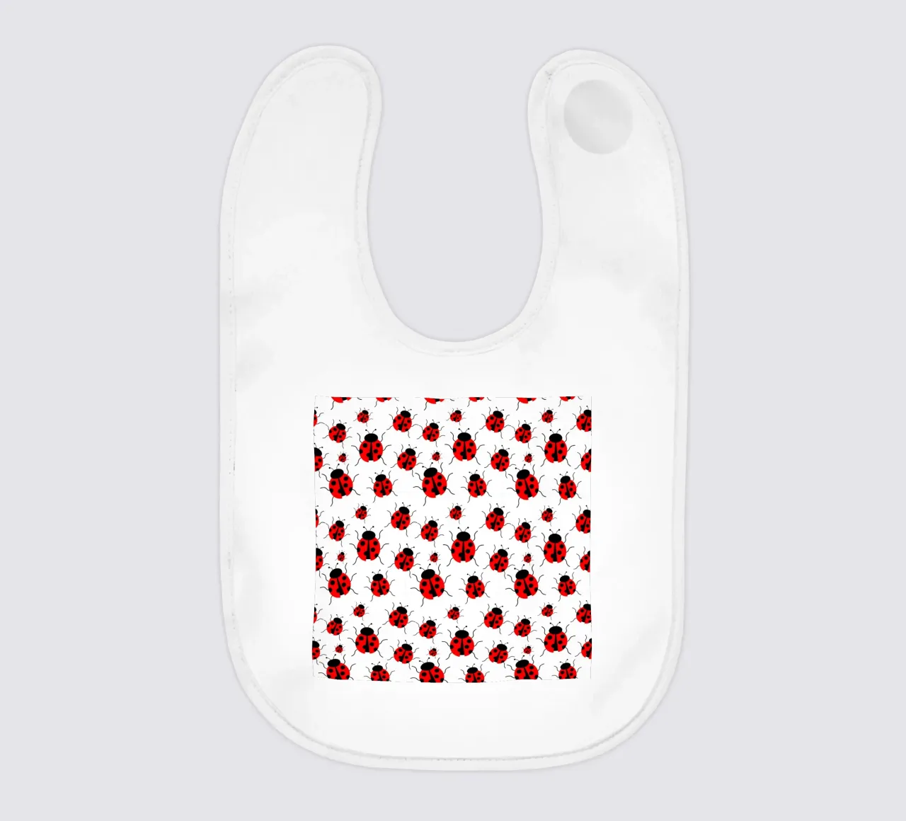 Ladybugs pattern bavaglino da baobabprintstore