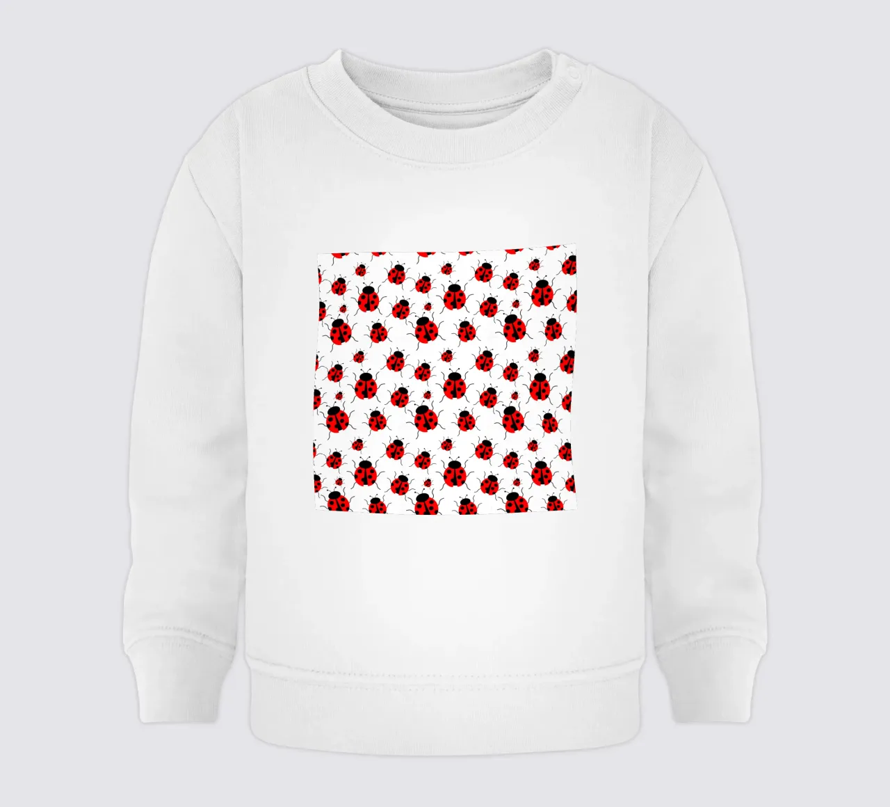 Ladybugs pattern felpa neonato da baobabprintstore
