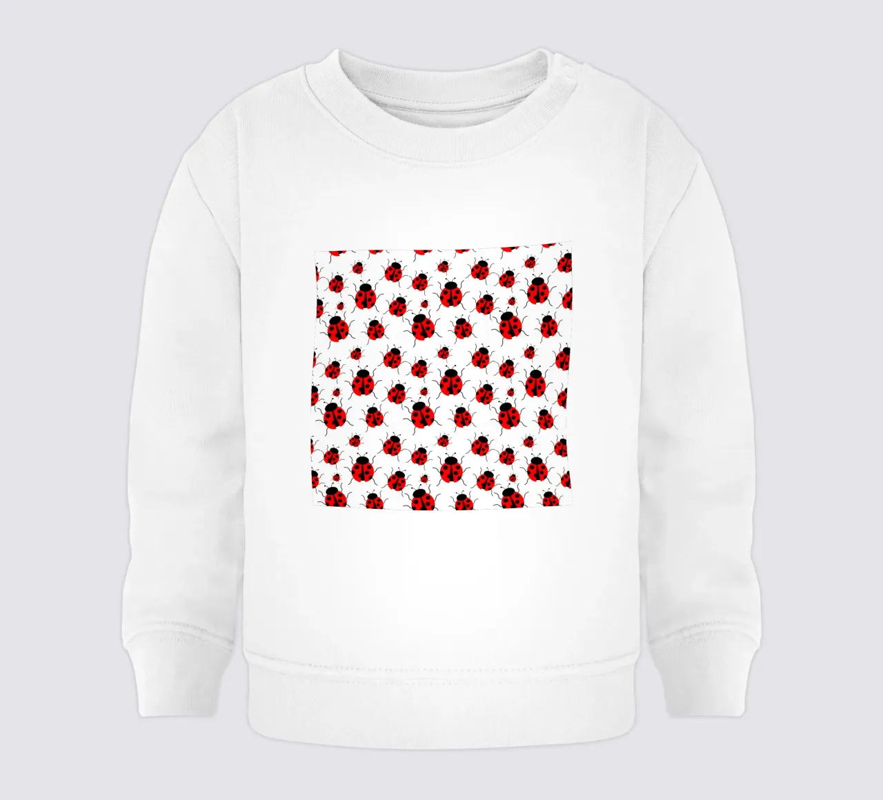 Ladybugs pattern felpa neonato da baobabprintstore