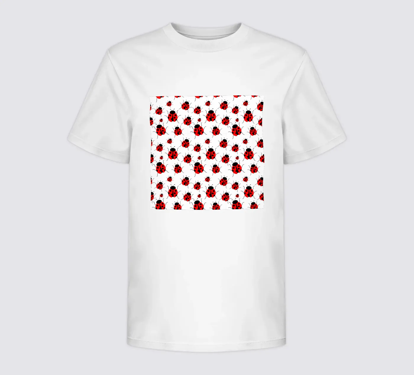Ladybugs pattern t-shirt bambini da baobabprintstore