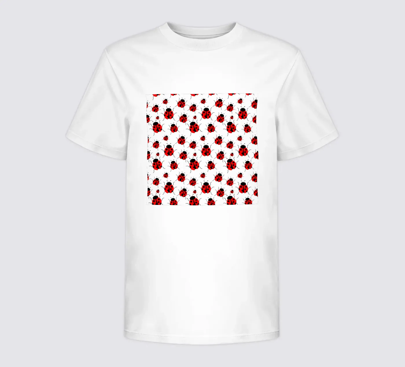 Ladybugs pattern t-shirt bambini da baobabprintstore