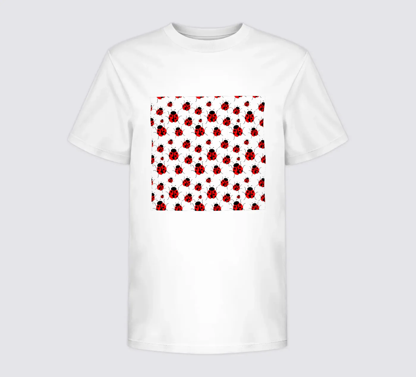 Ladybugs pattern t-shirt bambini da baobabprintstore