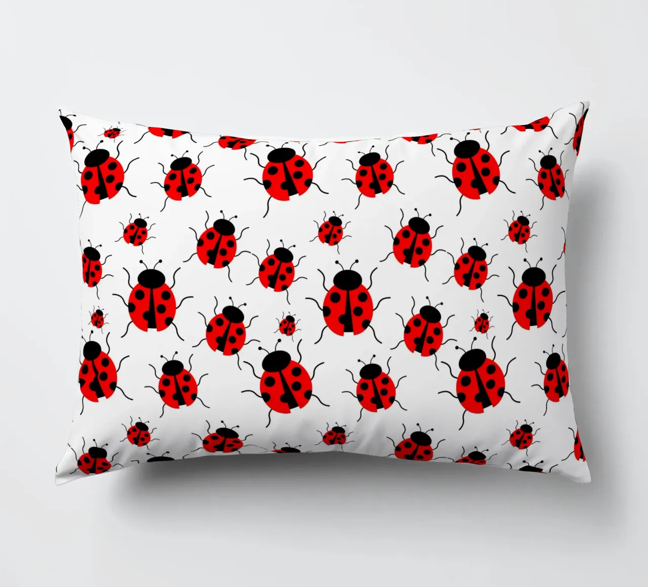 Ladybugs pattern cuscino da baobabprintstore