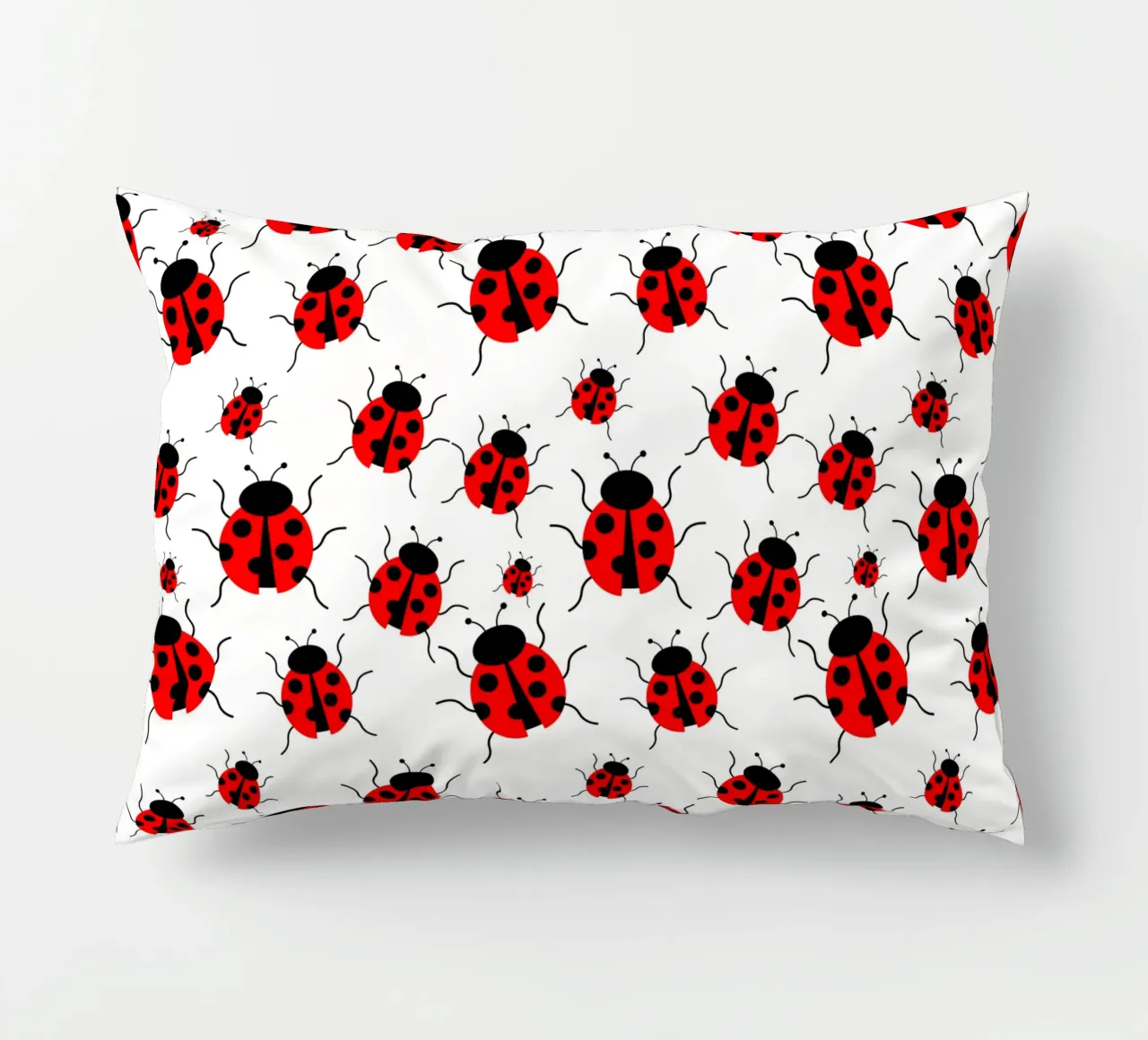 Ladybugs pattern cuscino da baobabprintstore