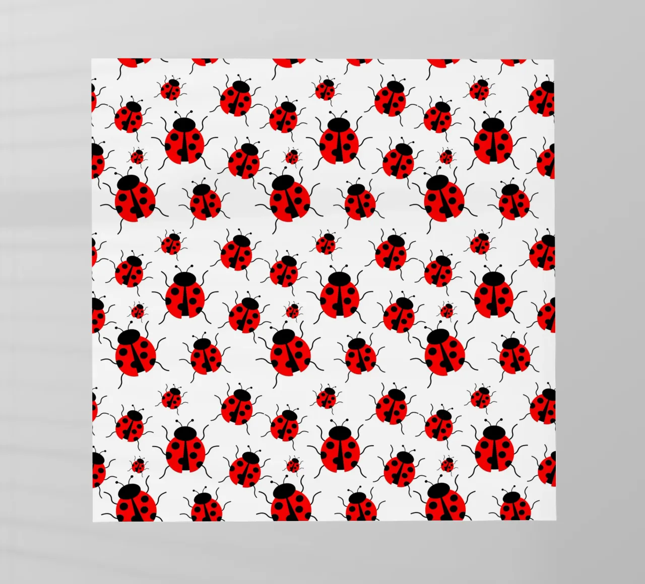 Ladybugs pattern pellicola backlit da baobabprintstore