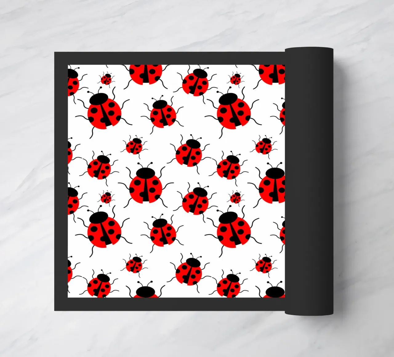 Ladybugs pattern zerbino da baobabprintstore