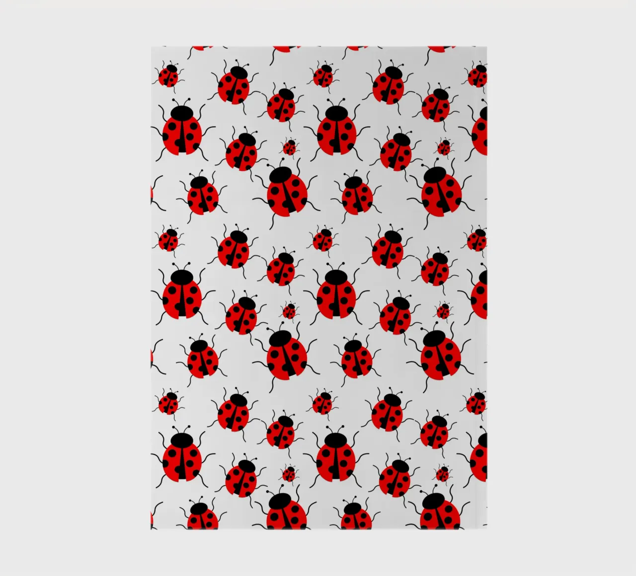 Ladybugs pattern notebook by baobabprintstore