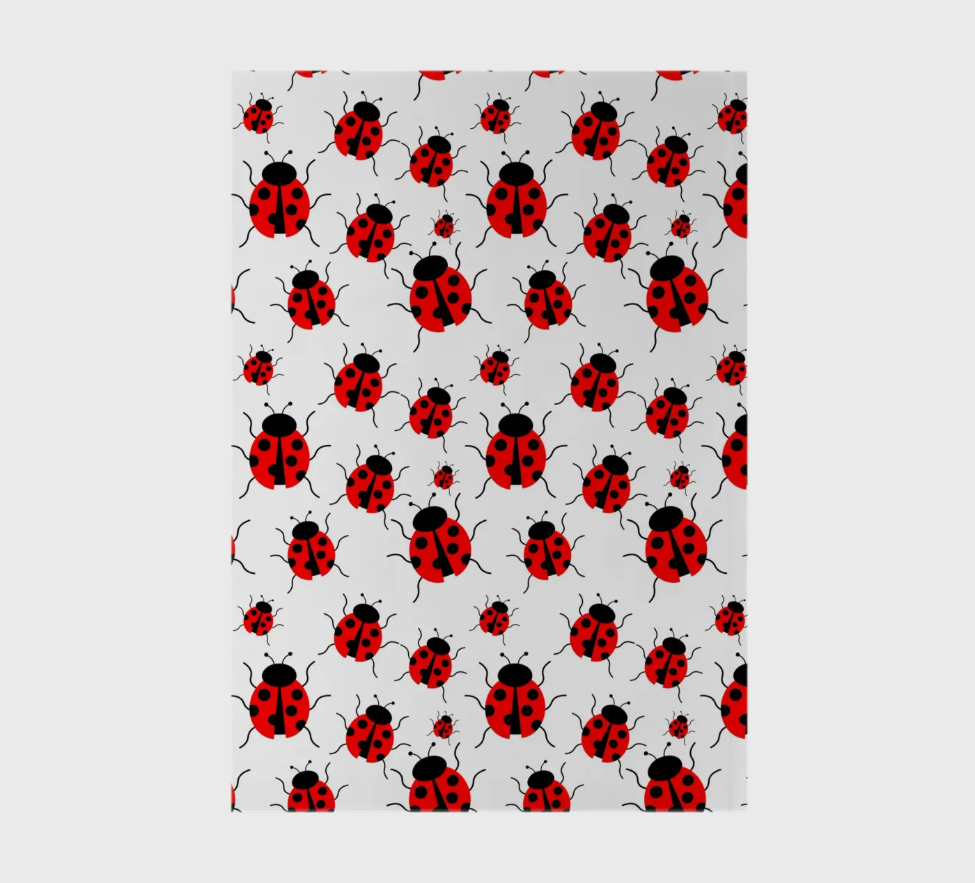 Ladybugs pattern notebook by baobabprintstore
