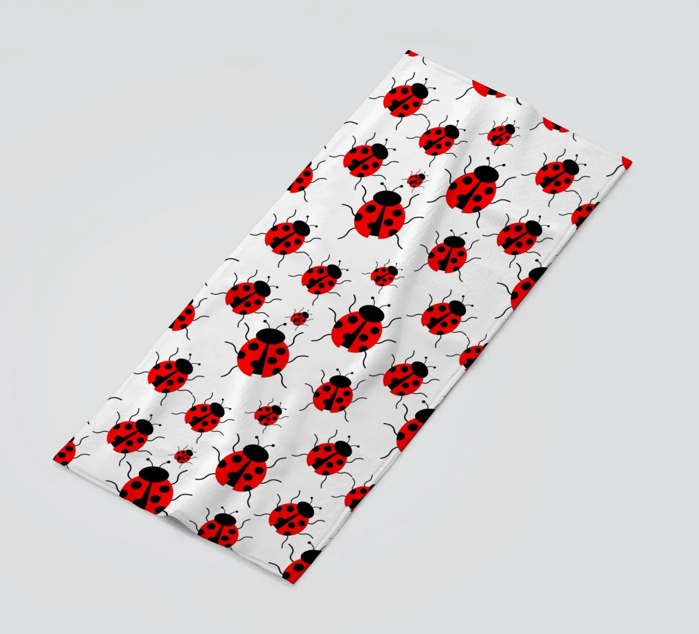 Ladybugs pattern serviette de plage de baobabprintstore
