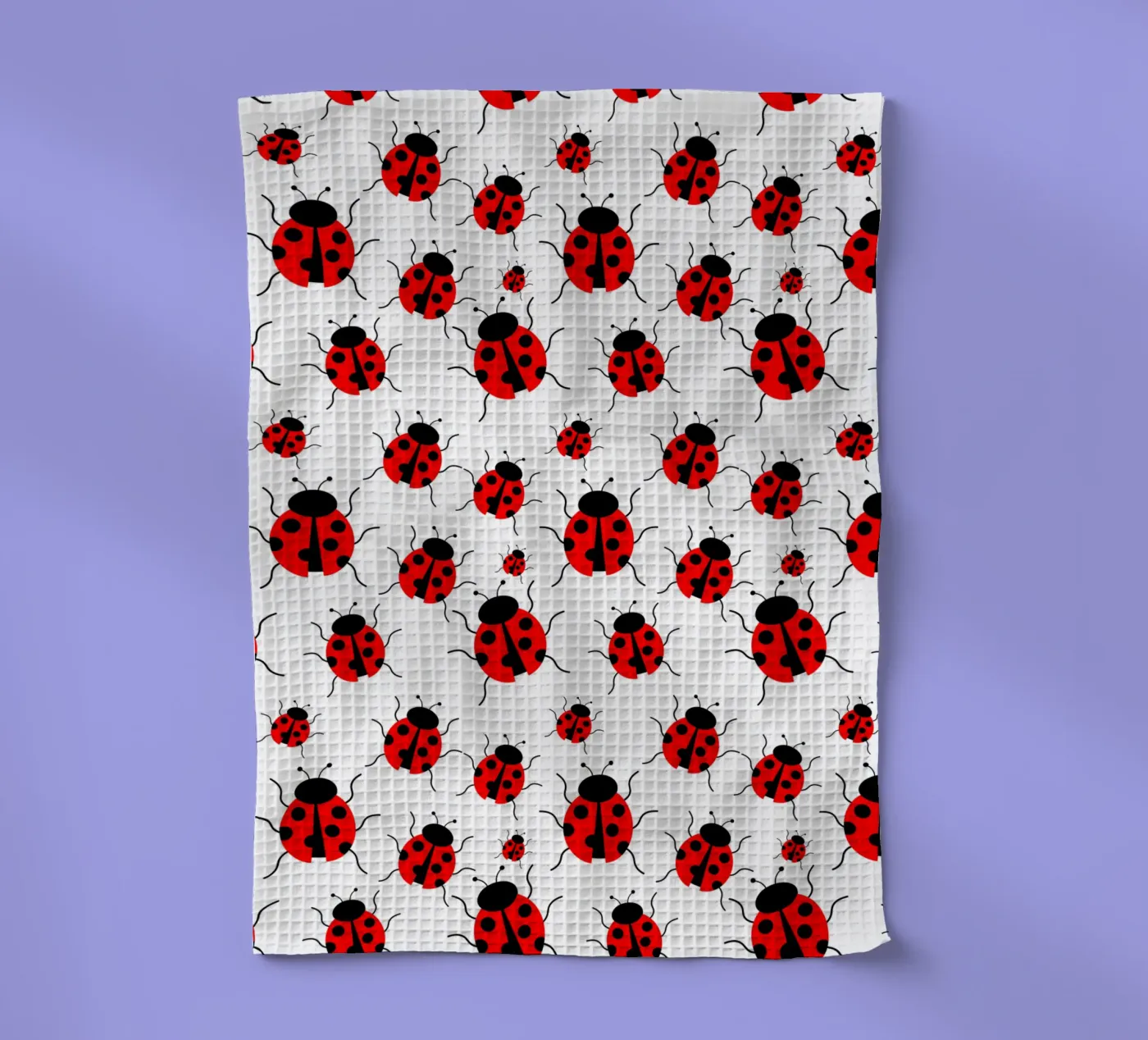 Ladybugs pattern torchon de baobabprintstore