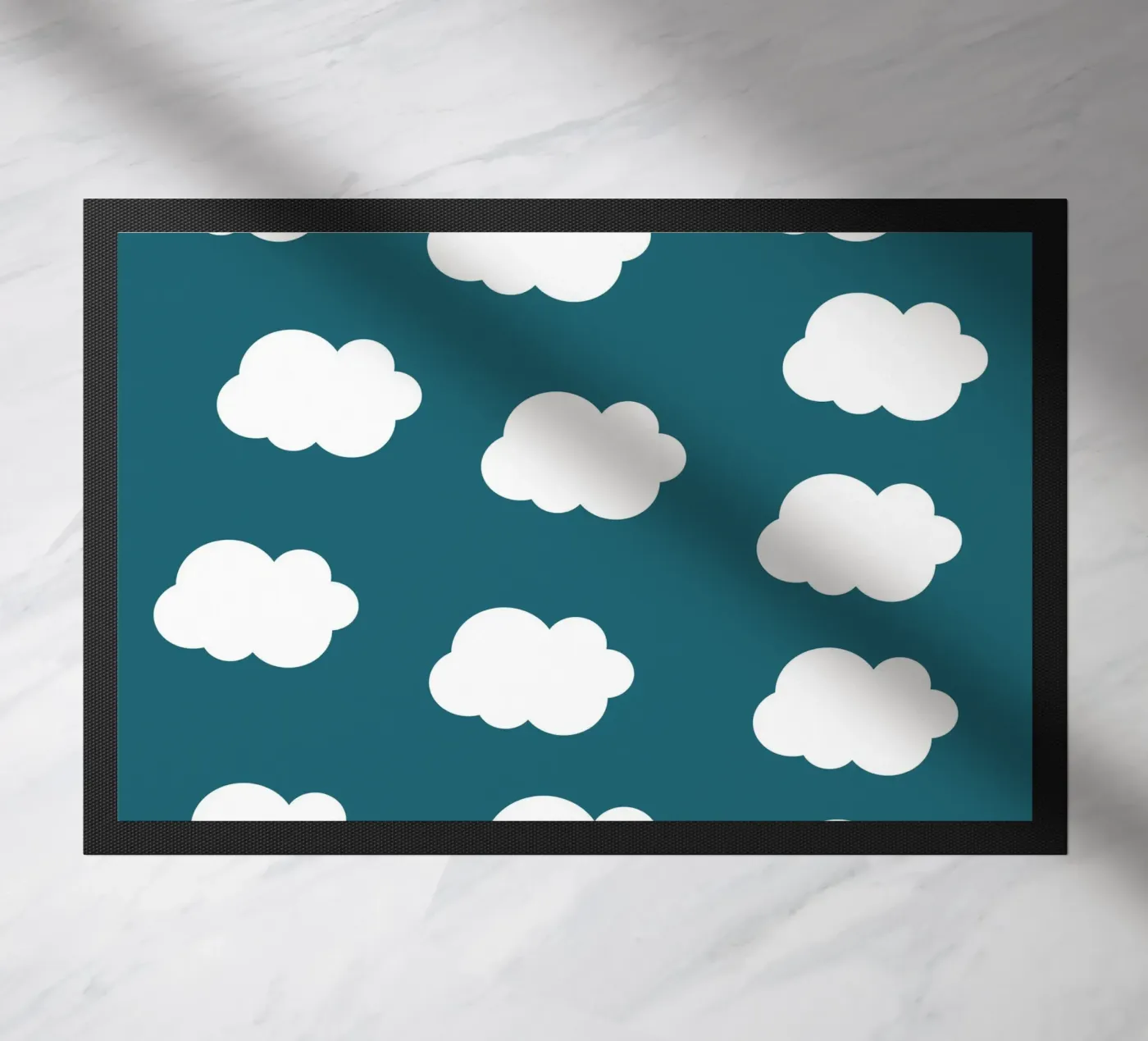 Cute puffy clouds zerbino da baobabprintstore