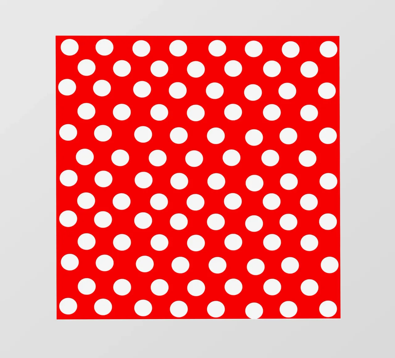Red polka dots pattern Backlit Folie von baobabprintstore