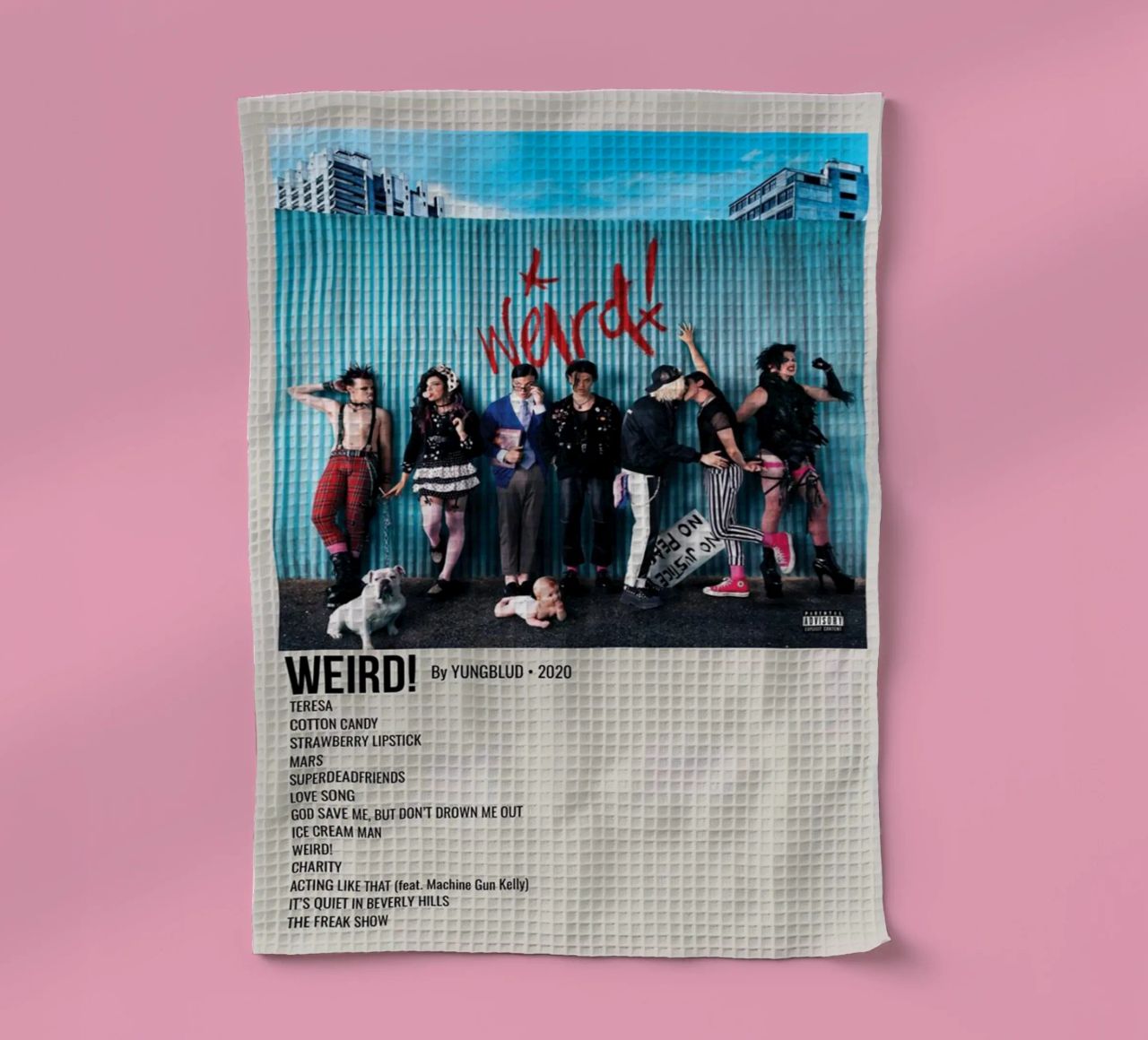 WEIRD! By YUNGBLUD 2020 canovaccio da cucina da SoundStudio