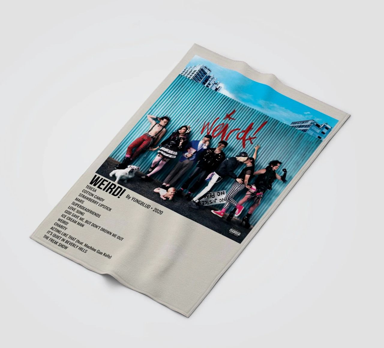 WEIRD! By YUNGBLUD 2020 coperta in pile da SoundStudio