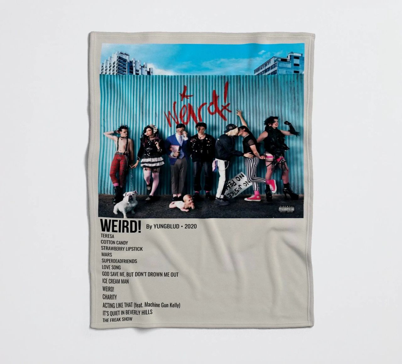 WEIRD! By YUNGBLUD 2020 coperta in pile da SoundStudio